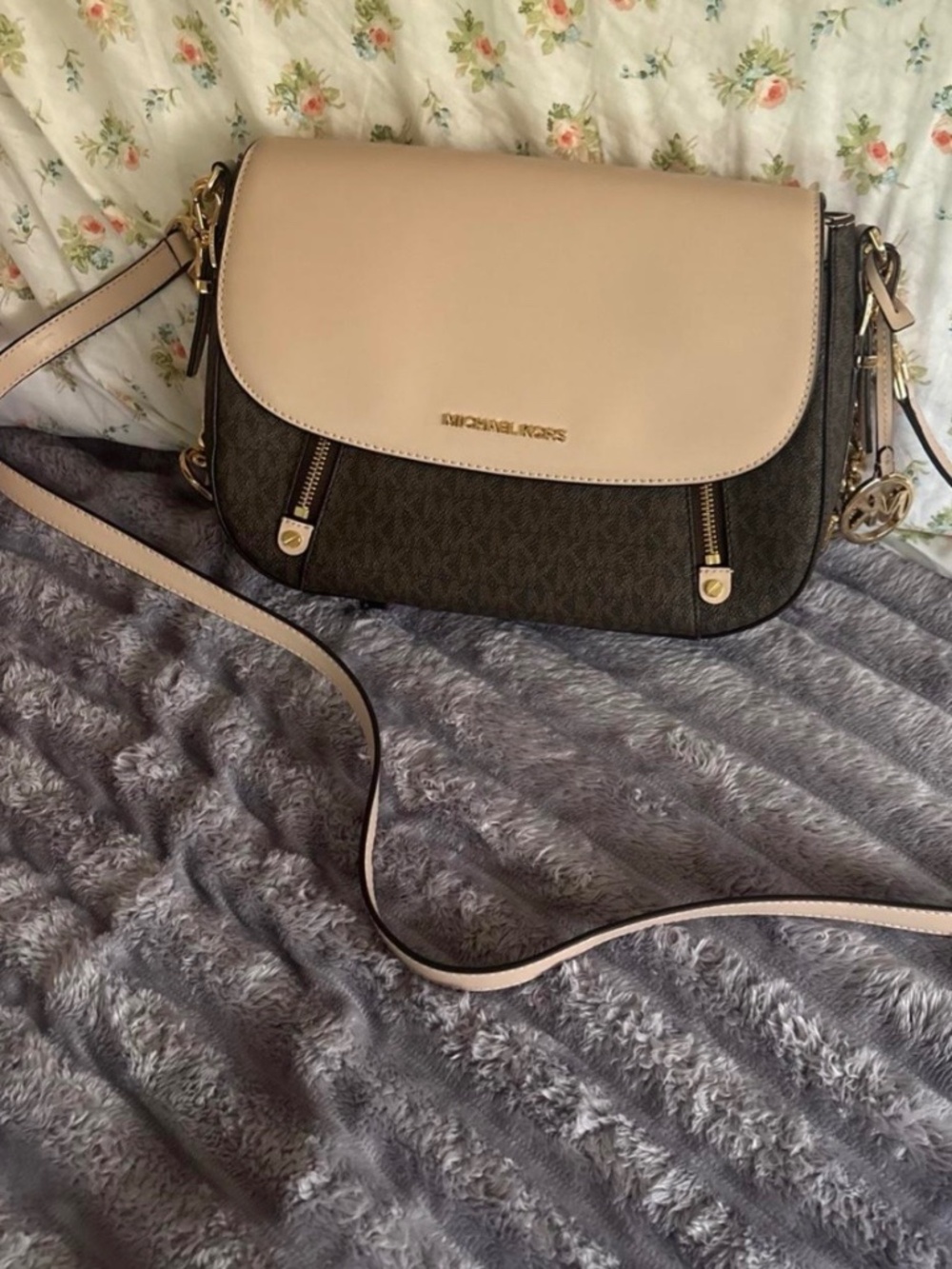 Michael kors large leather crossboy new
